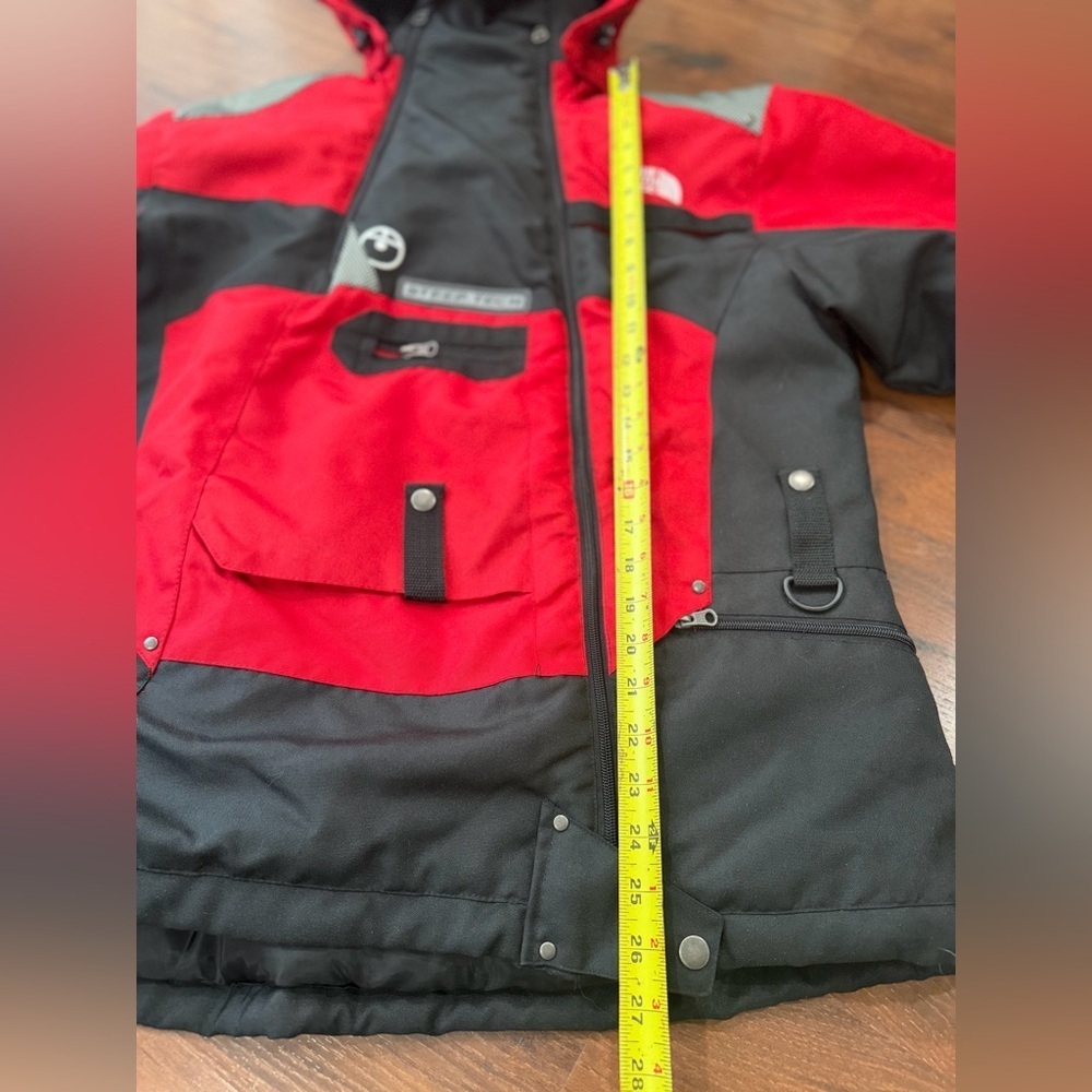 Vtg The North Face Steep Tech Jacket women's Sz 2XL Black Red Gray - Picture 3 of 8